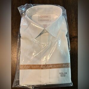 gold label roundtree & yorke fitted point collar dress shirt Roundtree & Yorke Men's Dress Shirts
